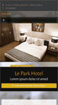 Mobile Screenshot of leparkhotel.com